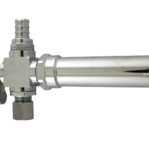 Ball Valve Anti-Bélier 1/2'' Pex x 3/8'' Compression Angle
